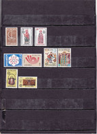 EUROPA  ANDORRE FRANçAIS/ESPAGNOL  NEUF ** / UN LOT DE 9 TIMBRES - Collections