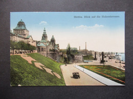 3.Reich 1938 Stettin. Blick Auf Die Hakenterrasse Maschinenstempel Reichswettkämpfe Der SA Stettin Nach Berlin Gesendet - Pommern