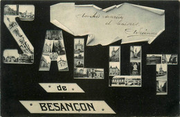 Besançon * Un Salut De La Commune * Multivues Souvenir - Besancon