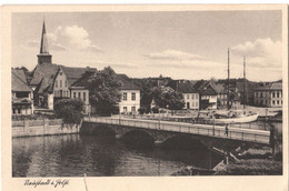 (0006) AK Ostseebad Neustadt Binnenwasser Brücke Hafen - Neustadt (Holstein)