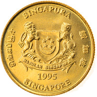 Monnaie, Singapour, 5 Cents, 1995, Singapore Mint, SPL, Aluminum-Bronze, KM:99 - Singapore