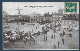 CASTELNAU MAGNOAC - Les Halles - Jour De Marché - Castelnau Magnoac