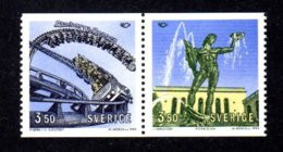 SUEDE 1993 - YT 1754/1755 - Facit 1789/1790 - NEUFS ** LUXE/ MNH - 2 Valeurs - Tourisme Dans Les Pays Nordiques - Unused Stamps