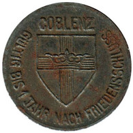 ALLEMAGNE - COBLENZ - 10.2 - Monnaie De Nécessité - 10 Pfennig 1918 - Notgeld