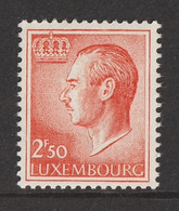 LUXEMBOURG 1971 Definitives / Grand Duke Jean LUF2.50: Single Stamp UM/MNH - 1965-91 Giovanni