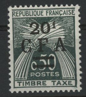 REUNION TIMBRE TAXE N° 47 Cote 26 € NEUF ** (MNH) - Impuestos