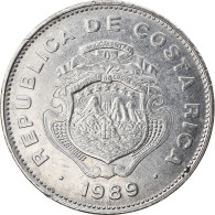 Monnaie, Costa Rica, Colon, 1989, TTB, Stainless Steel, KM:210.2 - Costa Rica