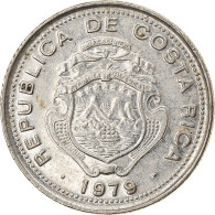 Monnaie, Costa Rica, 10 Centimos, 1979, TTB, Nickel Clad Steel, KM:185.2b - Costa Rica