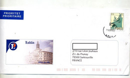 Lettre Cachet Lublin Sur Rak Illustré Mairie - Maschinenstempel (EMA)