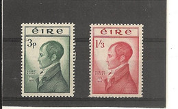 Irlande - 1953 _Robert Emmet N°120/121 - Ongebruikt