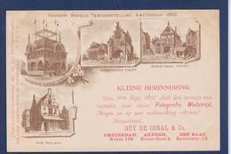CPA Publicité Sur La Photographie Publicitaire Réclame Circulé Amsterdam 1895 - Advertising