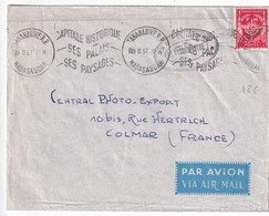 1957 - BASE AERIENNE 181  à MADAGASCAR ! - ENVELOPPE FM De TANANARIVE => COLMAR - Lettres & Documents