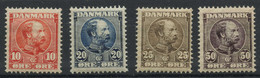 Danemark (1904) N 43 A 46 (charniere) - Ungebraucht