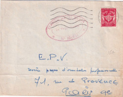 1959 - STATION MAITRE RADAR ! - ENVELOPPE FM De CONTREXEVILLE (VOSGES) - Military Postmarks From 1900 (out Of Wars Periods)