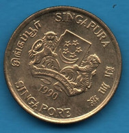 SINGAPORE 5 CENTS 1990 KM# 50 - Singapour