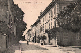 Faverges (Haute-Savoie) La Grande Rue, Hôtel (de Genève) - Edition Pittier - Carte N° 1396 - Faverges