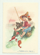 BAMBINO MENTRE PESCA - NV  FG - 1900-1949