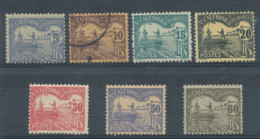 Nouvelle Calédonie, 1906 Timbres Taxes Y&T N°16 à 22 Le N°17 Est Oblitéré, Traces De Charnières Sur Les Autres - Postage Due