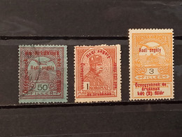 Hungría. Hadi Segely. 3 Y 50 Filler Y 1 Corona. * - Unused Stamps