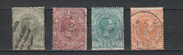 1884 PACCHI POSTALI SERIE 4 VALORI USATI @ - Dienstmarken