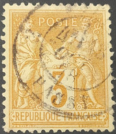 Sage  N° 86  Avec Oblitération Cachet à Date, Etat Bien - 1876-1898 Sage (Type II)