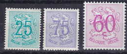 Belgie  YT** 1368-1370P3 - 1977-1985 Figure On Lion