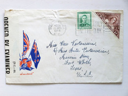 NEW ZEALAND / NOUVELLE ZÉLANDE  > USA - 1944, Cover - CENSOR - Cartas & Documentos