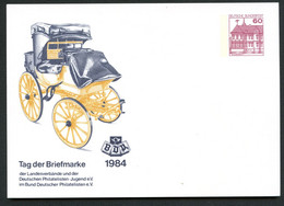 Bund PP106 C1/014-I POSTWAGEN REICHSPOST 1871 Tag Der Briefmarke 1984 - Private Postcards - Mint