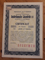Amsterdamsche IJscentrale - 1932 - Andere & Zonder Classificatie