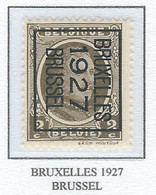 Préo TYPO 1927    -   COB 191 MNH -  (2c. Brun-olive BRUXELLES  1927  BRUSSEL) (Pos B) - Typos 1922-31 (Houyoux)