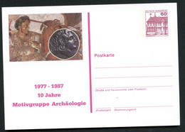 Bund PP106 C1/021 ARCHÄOLOGIE Tetradrachmon-Münze 4 Jh Fußbodenmosaik 2. Jh 1988 - Private Postcards - Mint