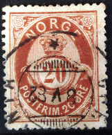 NORVEGE                      N° 42                            OBLITERE - Gebruikt