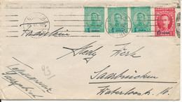 Bulgaria Cover Sent To Germany Sophia 24-6-1925 (hinged Marks On The Backside Of The Cover) - Brieven En Documenten