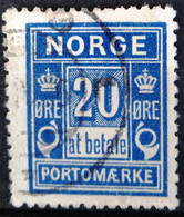 NORVEGE                      TAXE 5                           OBLITERE - Used Stamps