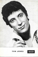 CANTANTI: TOM JONES - F/G - N/V - Decca - Mm. 107 X 148 - Photos