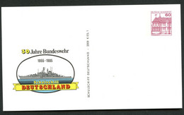 Bund PP106 C2/023 BUNDESWEHR SCHULSCHIFF DEUTSCHLAND Kiel 1985 - Privatpostkarten - Ungebraucht