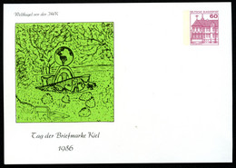 Bund PP106 C2/026-I SKULPTUR GLOBUS IHK 1958 V. U. Hensel-Krüger Kiel 1986 - Cartes Postales Privées - Neuves