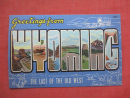 Greetings From Wyoming       Ref  4873 - Autres & Non Classés