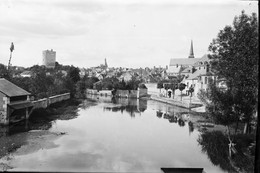 PN - 078 - INDRE - ISSOUDUN - Vue Générale - Original Unique - Plaques De Verre