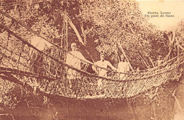 ¤¤   -  SIERRA LEONE   -  Un Pont De Liane        -  ¤¤ - Sierra Leone