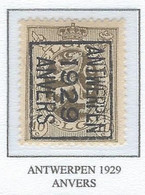 Préo TYPO 1929    -   COB 280 MNH -  (10c. Olive ANTWERPEN  1929  ANVERS) (Pos B) - Sobreimpresos 1929-37 (Leon Heraldico)