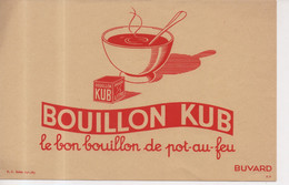Buvard Bouillon Kub Le Bon Bouillon De Pot Au Feu Pour 1/2 Litre Bol De Soupe Potage - Suppen & Sossen