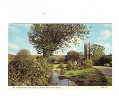 UK - ENGLAND - DEVON - WIDECOMBE IN THE MOOR, Village Green & Church - Dartmoor