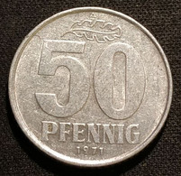 RDA - ALLEMAGNE - GERMANY - 50 PFENNIG 1971 A - KM 12.2 - 50 Pfennig