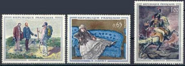 FRANCE Poste 1363 1364 1365 ** MNH Tableau Courbet Manet Géricault Mahler Painter (CV 14 €) - Unused Stamps