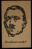 3.Reich - DR Karte Ohne Postkartenvordruck Adolf Hitler Deutschland Erwacht: Ungebraucht, Seltene Karte. - War 1939-45