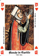 Jeux - CARTE à JOUER - Dame De Coeur - Blanche De Castille - Cartas