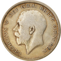 Monnaie, Grande-Bretagne, George V, 1/2 Crown, 1920, TB, Argent, KM:818.1a - K. 1/2 Crown