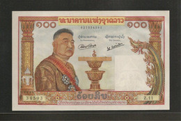 Laos, 100 Kip, Issue 1957 - Laos