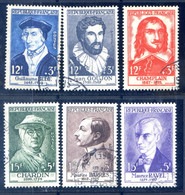 France 1956 - N°1066 à 1071 - Série Personnages - Oblitérés - (F508) - Used Stamps